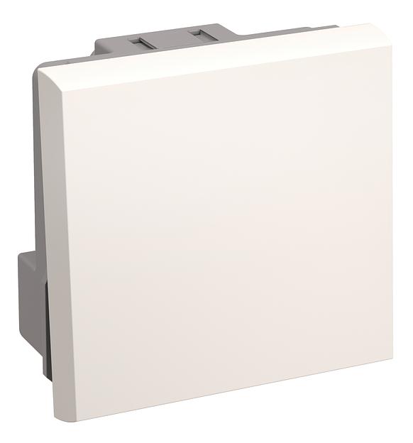 Iek CKK-40D-VO2-K01 ВКО-21-00-П Выключатель одноклавишный (на 2 модуля) ПРАЙМЕР белый фото 1