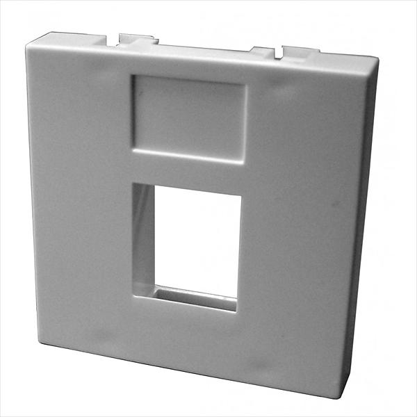 Вставка 45x45мм без шторок для Кейстоуна (LAN-SIP-23R-WH) фото 1