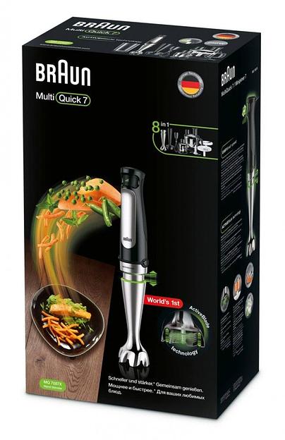 Блендер погружной Braun MQ7087X 850Вт черный/серебристый фото 9