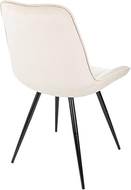 Стул для дома Бюрократ CH-K2_4 комплект 4шт бежевый Holland 06 металл черный на ножках (CH-K2_1/HL07_4) фото 6