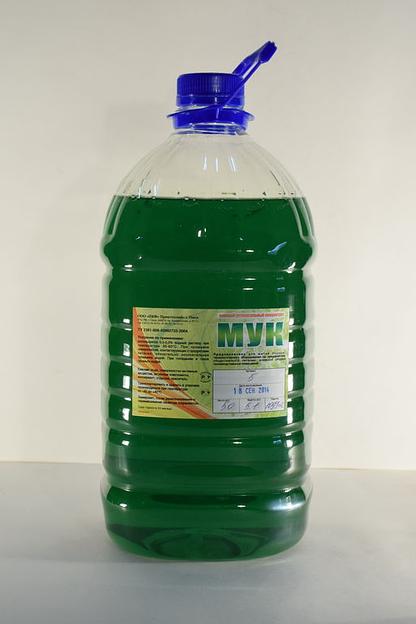 Средство для мытья посуды МУК «Зелёное яблоко» концентрат арт.5 ОПТ фото 1