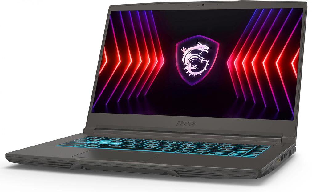 Ноутбук MSI Thin 15 B12UC-2632XRU Core i5 12450H 16Gb SSD512Gb NVIDIA GeForce RTX 3050 4Gb 15.6" IPS FHD (1920x1080) Free DOS grey WiFi BT Cam (9S7-16R831-2632) фото 2