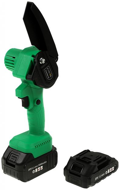 Электрическая цепная пила Zitrek Green Saw 20 Extrapower дл.шины:6" (15.2 см) 2аккум. 3Ач (082-1851) фото 6