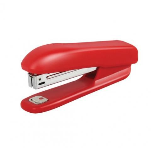 Степлер №10 до 12л., пластиковый с метал. механизмом, красный, Forofis фото 1