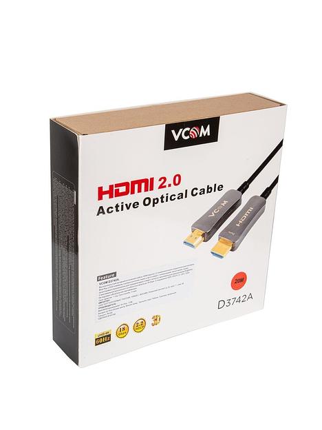 VCOM D3742A-20M Активный оптический кабель HDMI 19M/M,ver. 2.0, 4K@60 Hz 20m VCOM фото 9