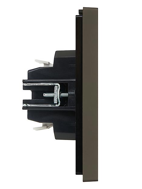 FORTE&PIANO Выключатель 1-клавишный проходной 10А FP303 серый IEK фото 4