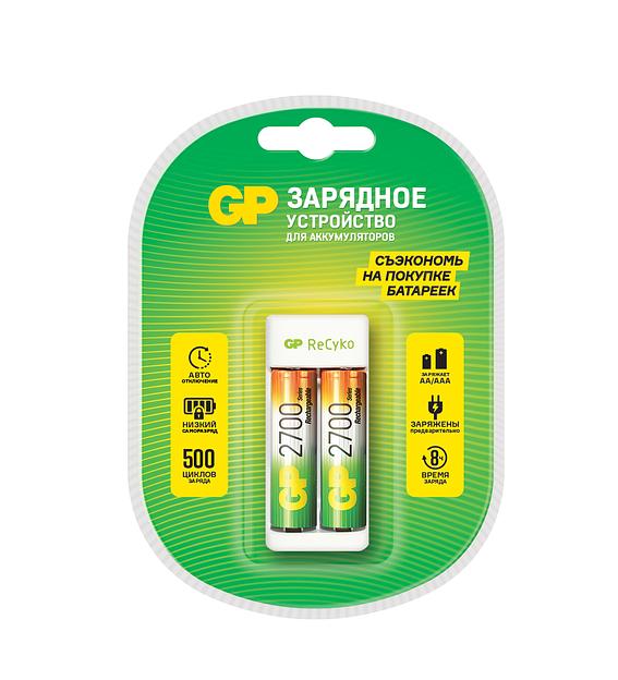 Устройство зарядное Е211 с 2 аккумуляторами АА2700 фото 1