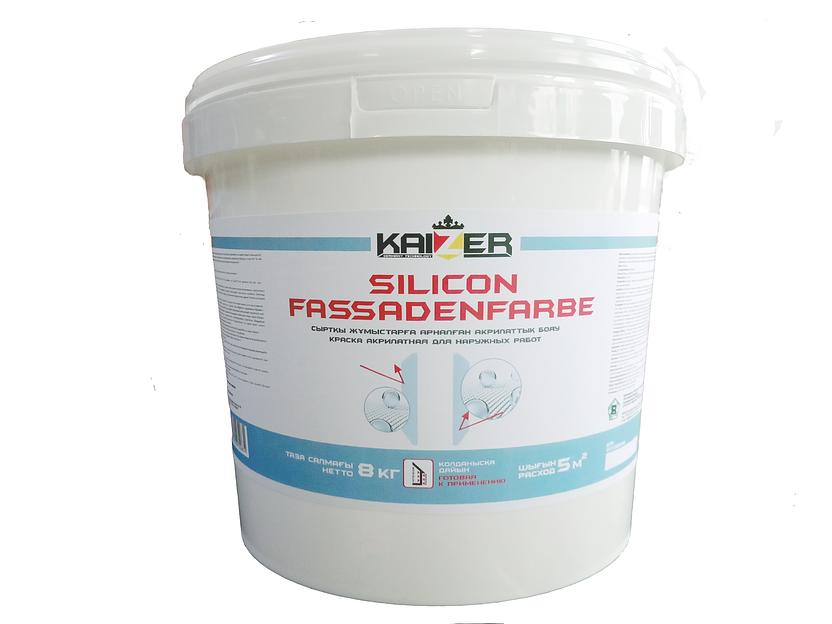 Фасадная силиконовая краска «Silicone Fassadenfarbe» ОПТ фото 1