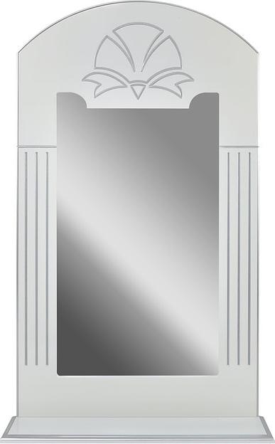 Зеркало-полка Аттика 65 DORATIZ 2711.117, белое, патина серебро фото 1