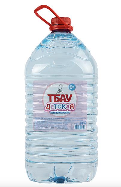 Минеральная природная питьевая вода «ТБАУ Детская» 5 л, опт фото 1
