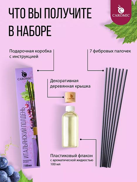 Ароматизатор для дома (диффузор) Caromic «Итальянский полдень» 100 мл ОПТ фото 5