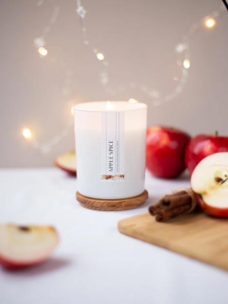Свеча ароматическая Aesthete home «Apple Spice» 250 мл ОПТ фото 1