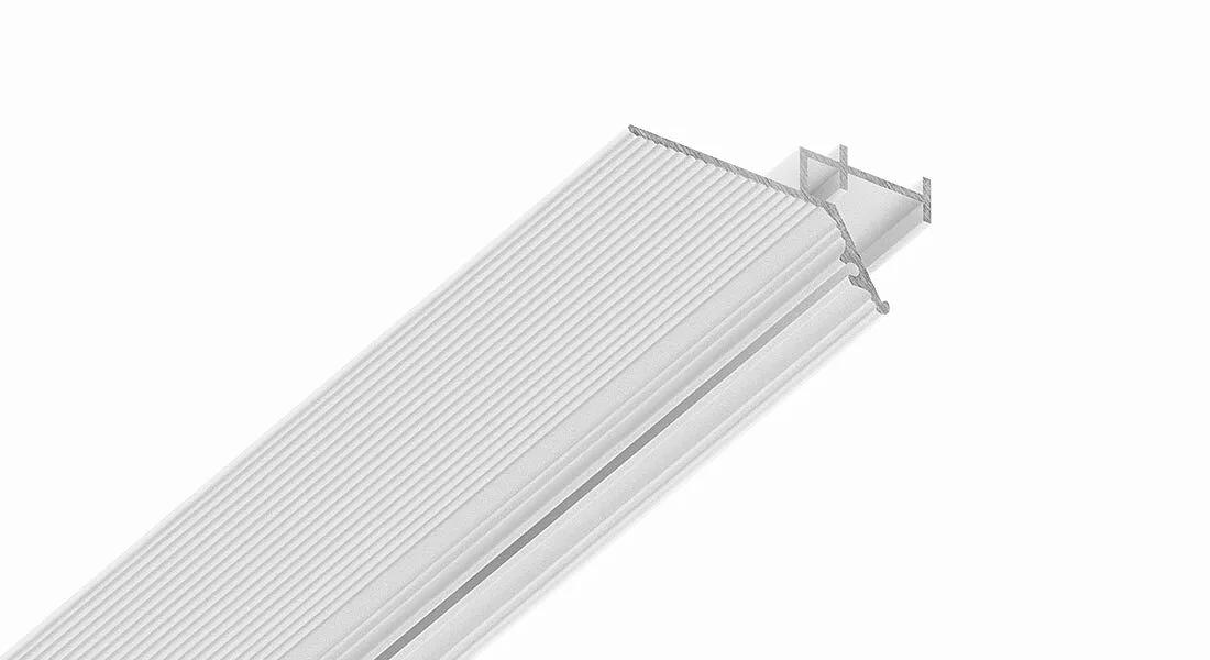 Теневой профиль FerGipps СП 8 белый муар ОПТ фото 1