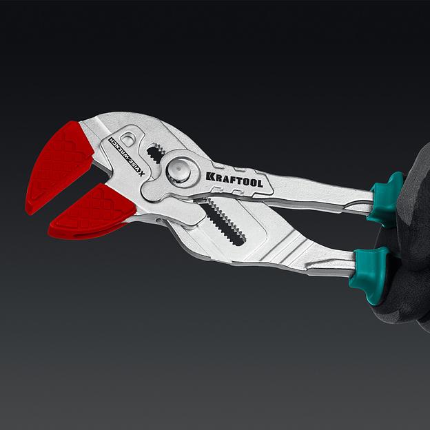 KRAFTOOL Vise-Wrench сменные защитные накладки на губки, для клещей 300 мм, набор из 3-х пар (22069-S3) фото 5