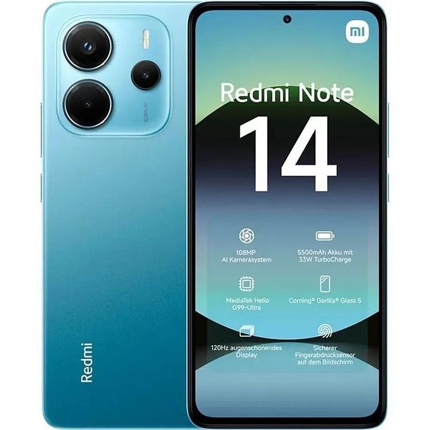 Xiaomi Redmi Note 14 8GB/256GB Ocean Blue фото 1