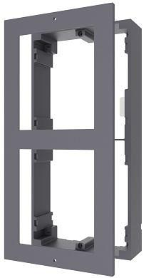 Рамка монтажная на 2 модуля, накладная, -40...+70C, IP65, металл Hikvision DS-KD-ACW2 фото 1