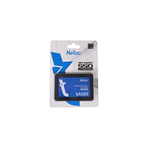 SSD накопитель NETAC SA500 NT01SA500-128-S3X 128ГБ, 2.5", SATA III, SATA фото 1