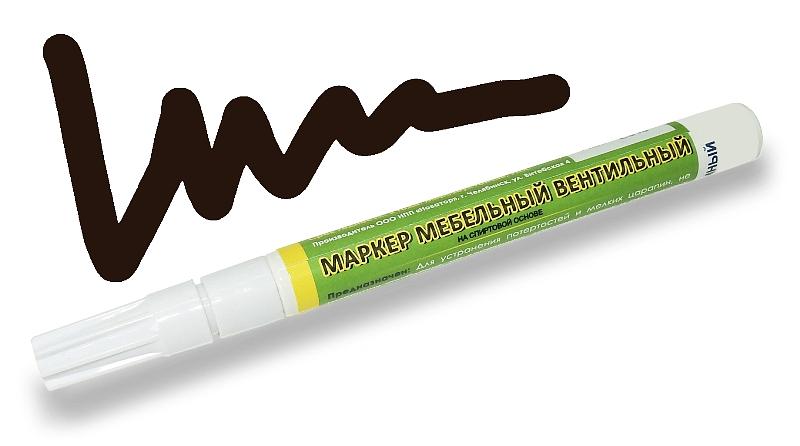 Маркер вентильный, цвет венге тёмный фото 1