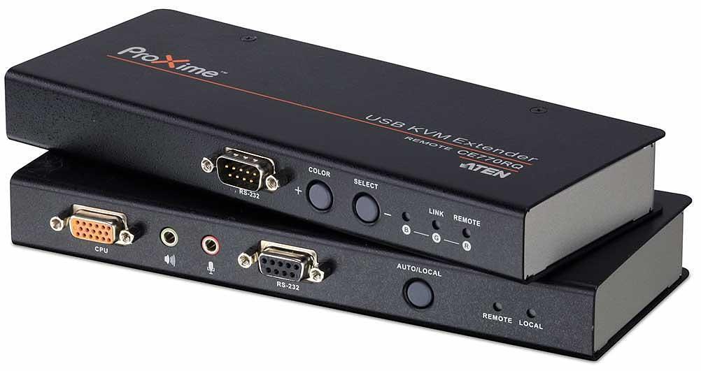 Удлинитель консоли (клав./мышь USB+мон.+аудио+RS232) на 200м ATEN CE770 фото 5