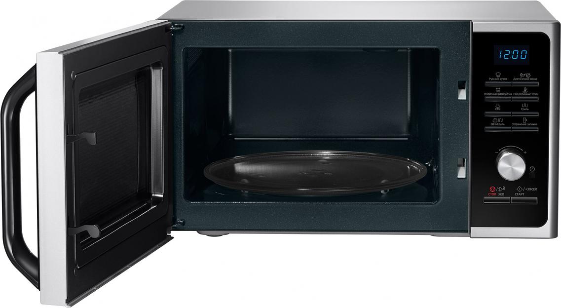 Samsung MG23F302TQS/BW Микроволновая печь, 23л, 800Вт, серебристый фото 6