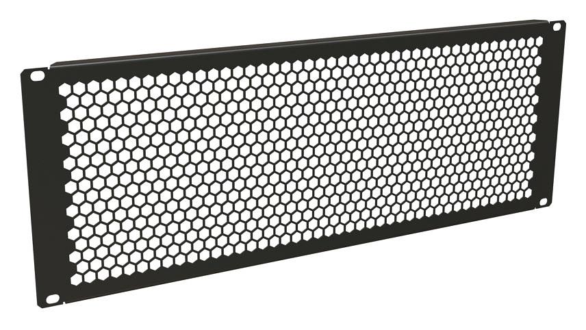 Фальш-панель Hyperline BPD-4-RAL9005 шир.482.6мм выс.177мм 4U черный (упак.:1шт) фото 1