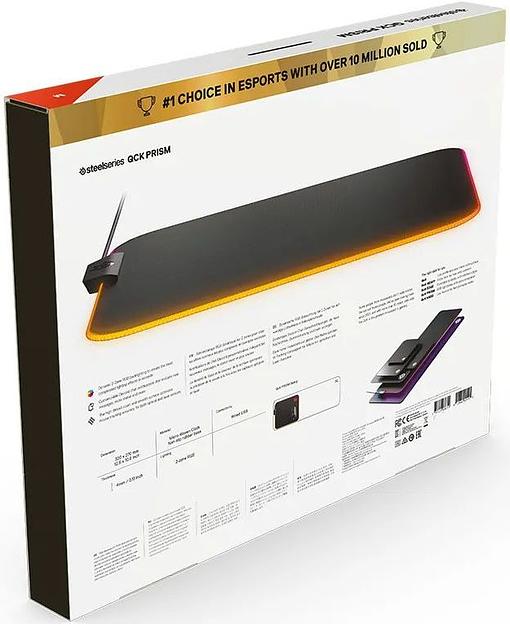 Коврик для мыши Steelseries QcK Prism Cloth черный фото 3