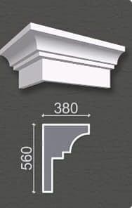 Карниз подкрышный VK 01 опт фото 1