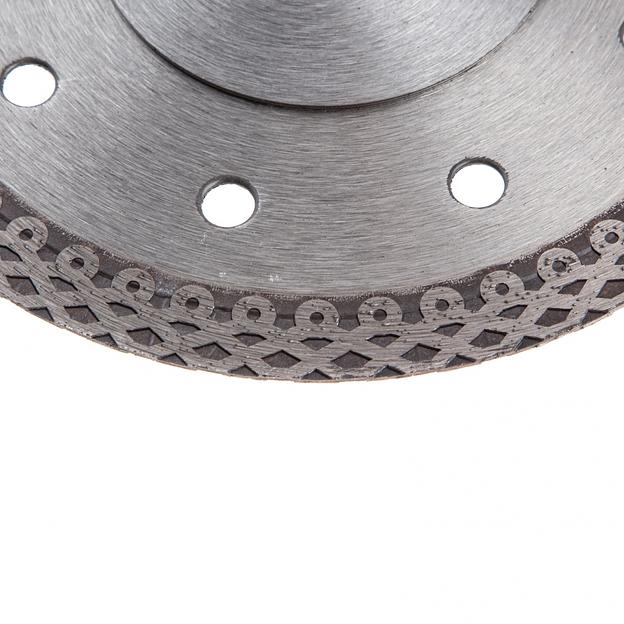 Диск алмазный ф125х22,2мм, тонкий, сплошной (Jaguar), мокрое резание фото 3