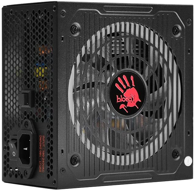 Блок питания Bloody ATX 700W BD-PS700W 80 PLUS WHITE (20+4pin) APFC 120mm fan color LED 6xSATA RTL фото 4