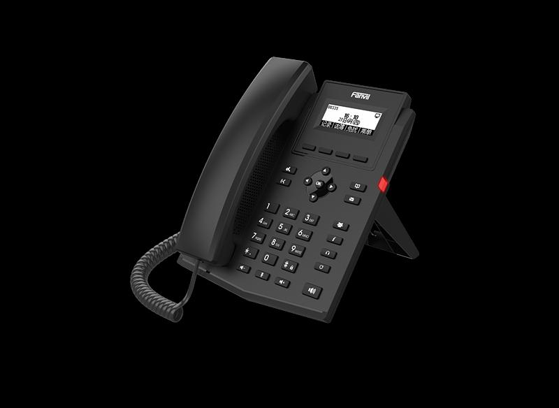 Телефон Fanvil IP, 2xEthernet 10/100/1000, LCD 128x48, дисплей 2,3, 2 аккаунта SIP, G722, Opus, Ipv-6, порт для гарнитуры, книга на 1000 записей, 6-ти сторонняя аудиконф., WI-FI, POE, бп (X301W) фото 1