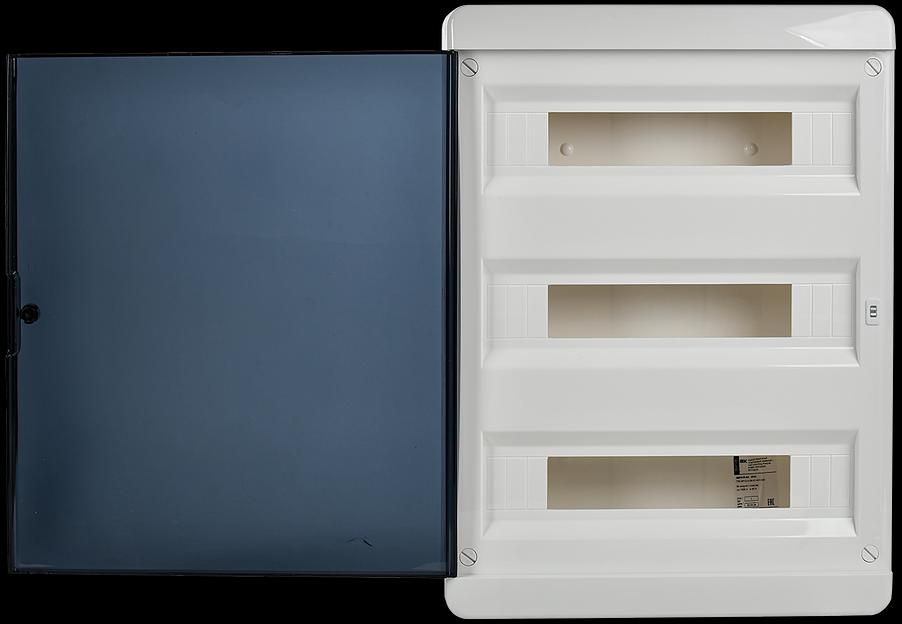 Корпус пластиковый ЩРН-П-54 IP41 черн. прозр. дверь TEKFOR IEK TF5-KP12-N-54-41-K01-K03 фото 3