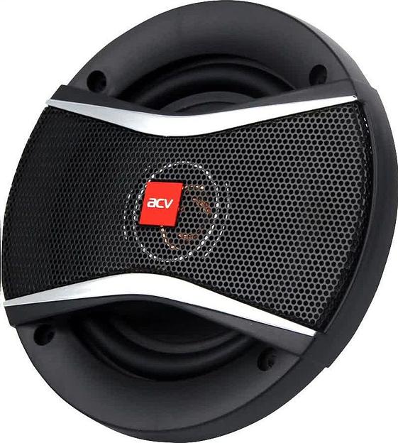 Колонки автомобильные ACV PI-422E 60Вт 89дБ 4Ом 10см (4дюйм) (ком.:2кол.) коаксиальные трехполосные фото 2