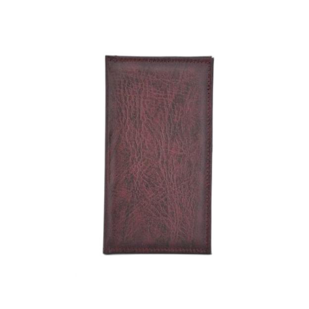 Папка для счетов 22*11см 2-х стор. кож.зам.бордо /1/ фото 1