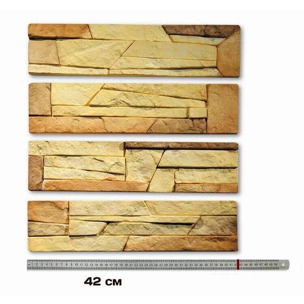 Облицовочный камень для фасада София Песочная фото 5
