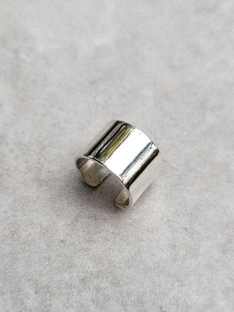 Ювелирная серьга кафф широкий серебро 925 фото 3