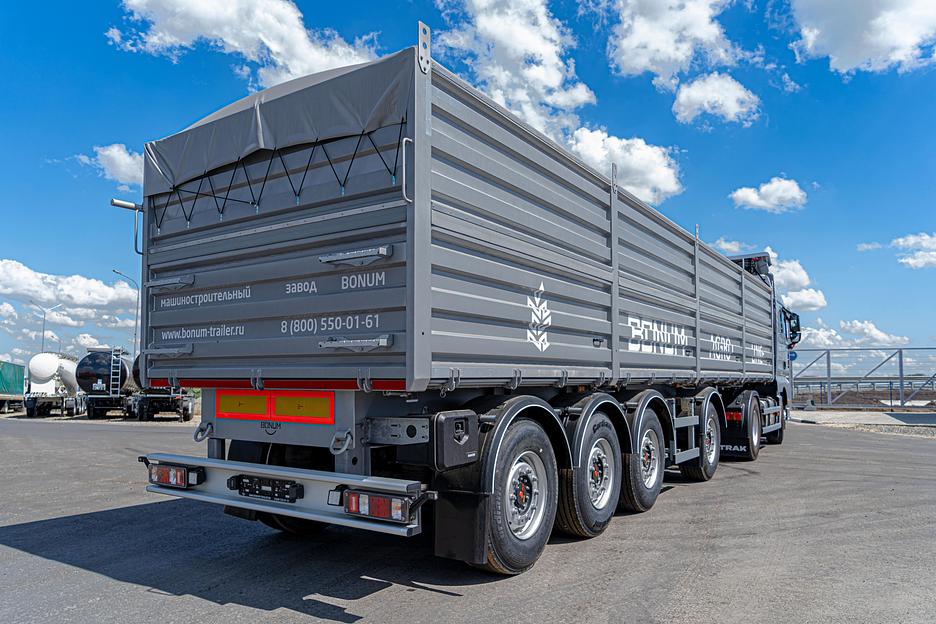 Зерновоз бортовой облегченный 46 м³ фото 1