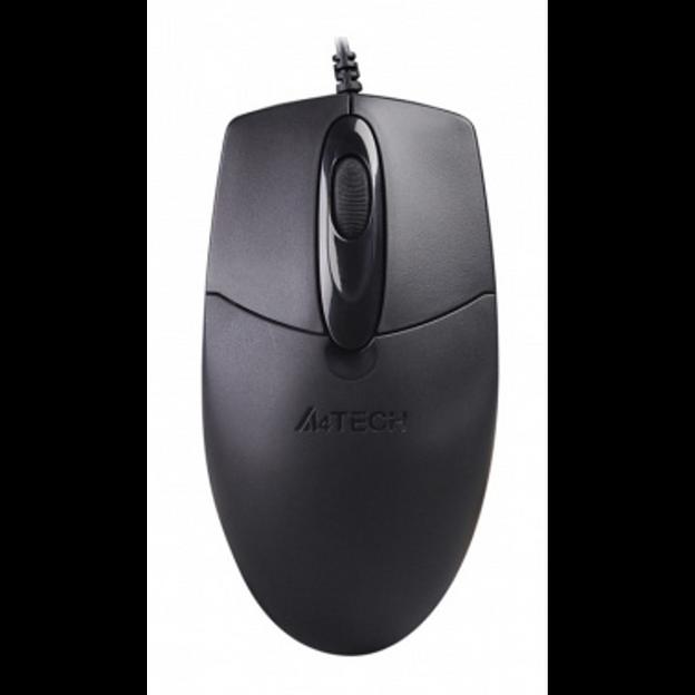 Мышь A4Tech OP-720 черный оптическая (1000dpi) USB (3but) фото 1