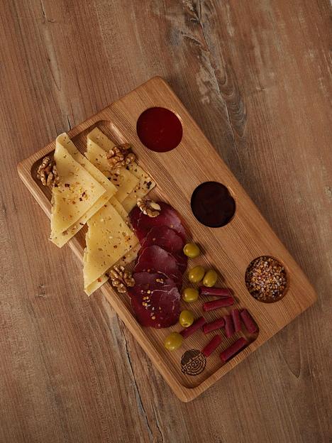 Сервировочная доска деревянная Woodlin «Карпель» 22х35 см ОПТ фото 2