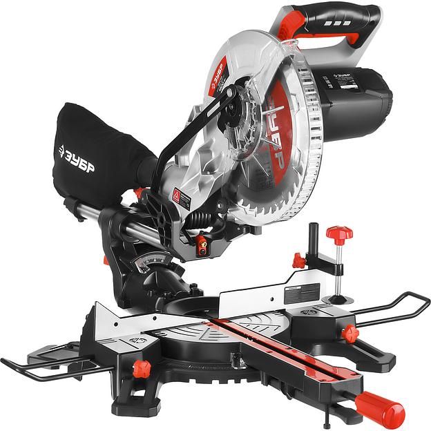 Пила торцовочная с протяжкой Зубр серия «Мастер» ЗПТ-255-1800 ПЛ ОПТ фото 1