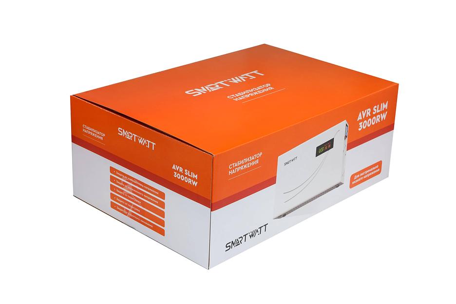 Стабилизатор напряжения Smartwatt SLIM 3000RW 3000ВА белый фото 5