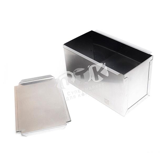 Форма для тостового хлеба с крышкой 240х110х110 мм нержавеющая сталь фото 5