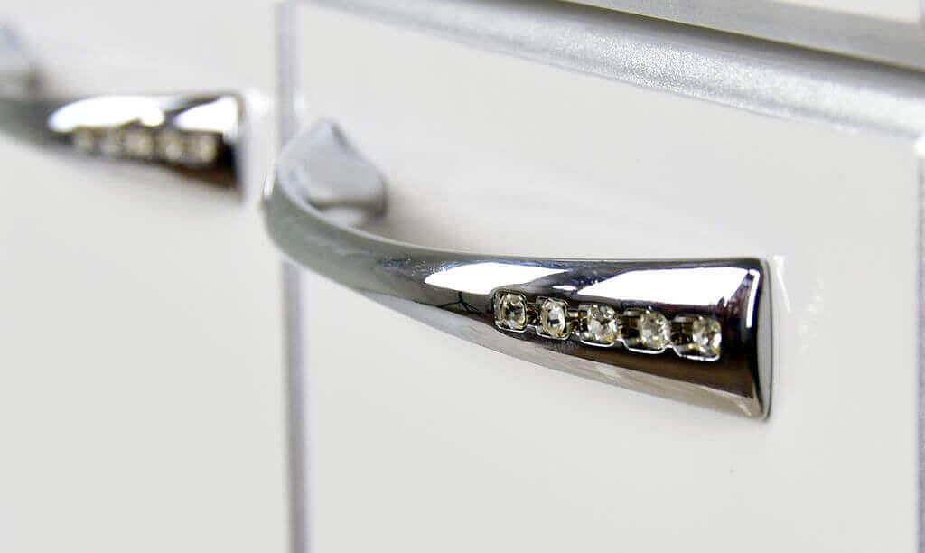 Тумба Аттика 75 DORATIZ 9912.317, белая патина серебро, под умывальник фото 5