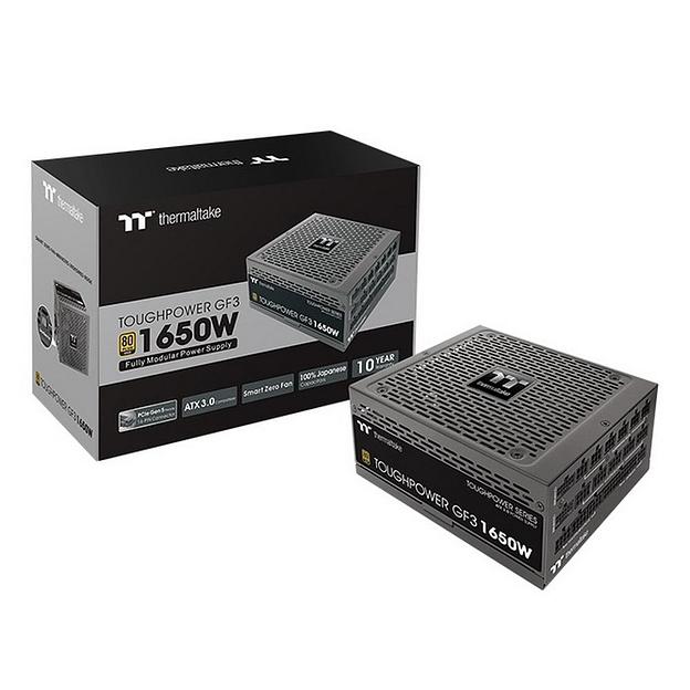 Блок питания Thermaltake ATX 1650W Toughpower GF3 80+ gold (24+4+4pin) APFC 140mm fan color LED 12xSATA Cab Manag RTL фото 1
