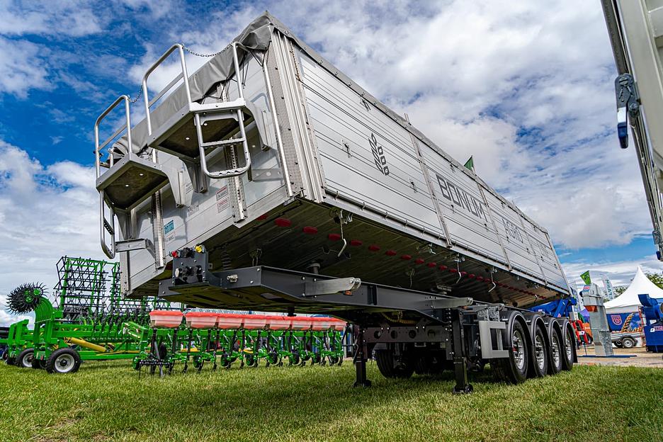 Зерновоз самосвальный с алюминиевым кузовом 45-58 м³ 914295-01 фото 2