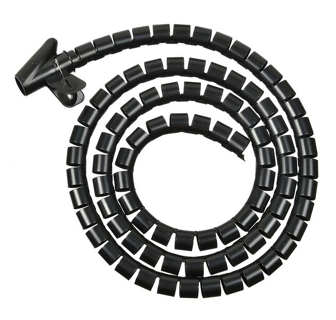 Кабельный органайзер Buro BHP CG252B Spiral Hose 25x2000mm Black фото 2