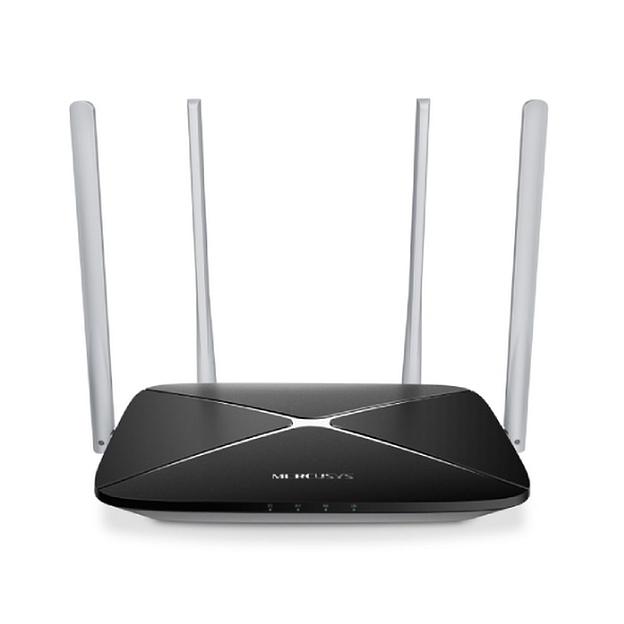Роутер беспроводной Mercusys AC12 AC1200 10/100BASE-TX черный фото 1