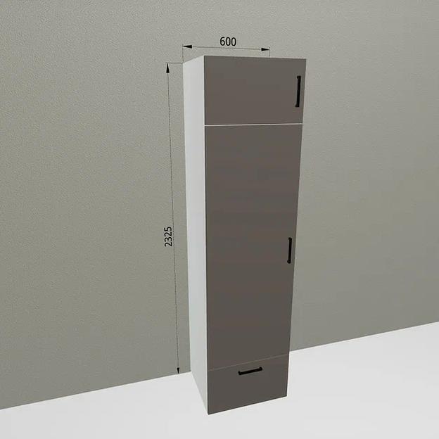 Шкаф распашной Sanvut 600х500х2325 мм арт. Ш639ЯБ с ящиком ОПТ фото 8