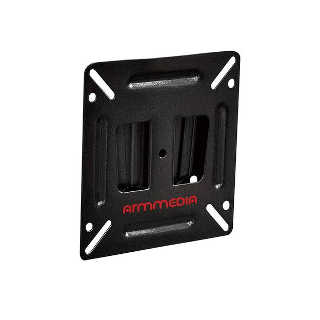 Кронштейн Arm media LCD-01 черный для TV 10"-32", настенный фиксированный, max VESA 100x100, от стены 12мм, нагрузка до фото 1