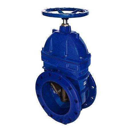 Задвижка клиновая фланцевая чугунная DN150 (6"), PN16 фото 1