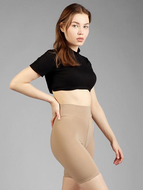 Велосипедки женские OKSMILE бежевые фото 3